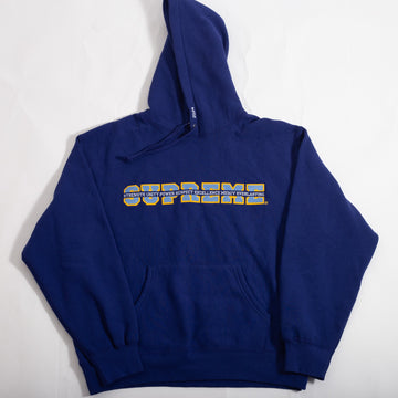 Moletom Supreme Collegiate Acronym Roxo