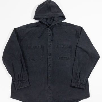 Jaqueta Supreme Hooded Denim Preto