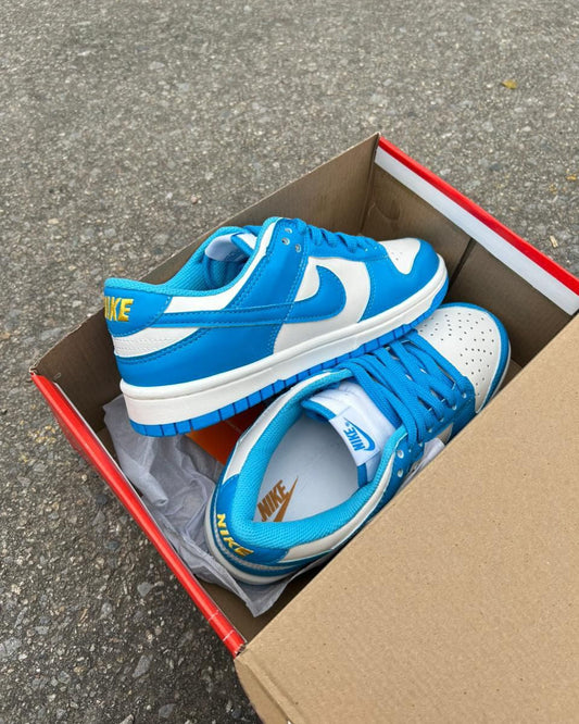 Tênis Dunk Low Azul e Branco
